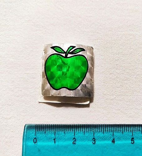 Adesivo mela apple anni - apple, 80