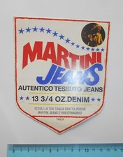ADESIVO VINTAGE STICKER AUFKLEBER AUTOCOLLANT MARTINI JEANS ORIGINAL