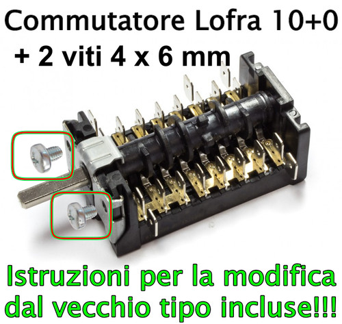 Commutatore selettore cucina - commutatore,
