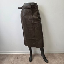 GONNA IN PELLE cintura Italy