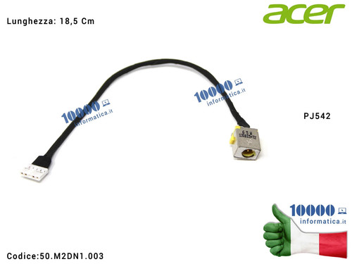 Connettore power jack pj542 - connettore,