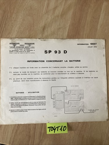 Note technique 1970 - note,