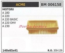 Filtro aria ACME motore