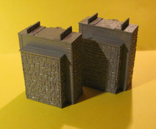 COPPIA PILASTRI PONTE SC.N  1:160 DIORAMA