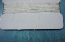 5 METRI DI ELASTICO TRASPARENTE PER COLLANE BRACCIALETTI BIGIOTTERIA mm 1