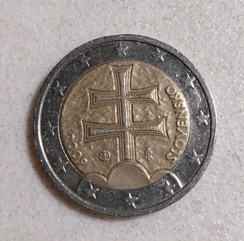 Moneta euro rara slovenia - da,