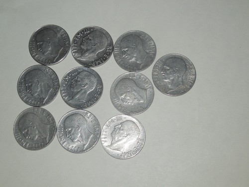 Lotto monete vittorio - 10,