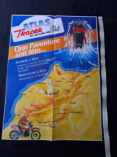 Poster rally atlas marocco - atlas,
