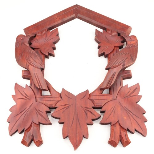 Cornice orologio cucù con - a,