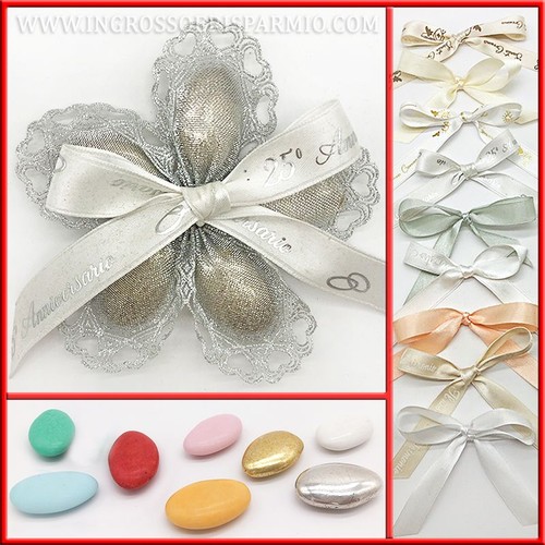 Sacchetti fiore anniversario - sacchetti,
