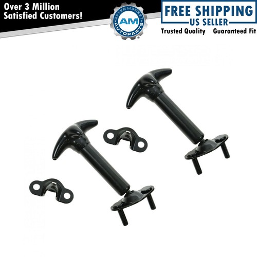 Black hood latch - hood, &
