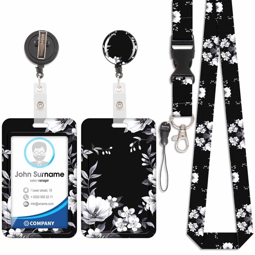 Porta badge con cordino - porta,