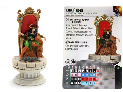Heroclix 058 loki pantera - -,