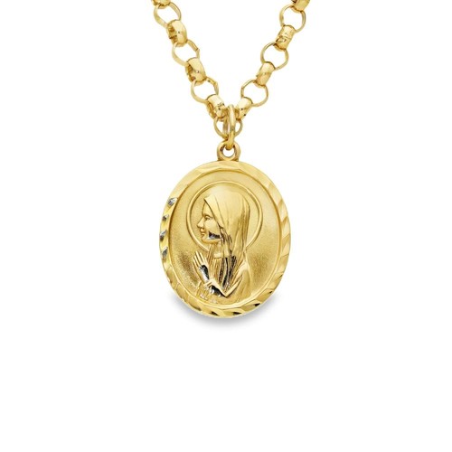 Ciondolo collana madonna in - collana,