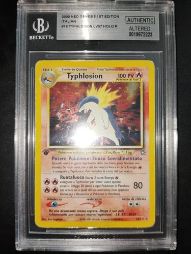 Pokémon typhlosion holo - typhlosion, 1°