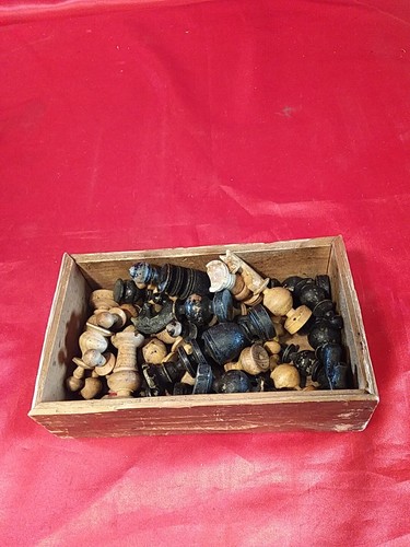 Antico gioco scacchi figure - di,
