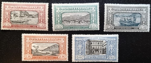 Italia regno 1923 manzoni - 1923,