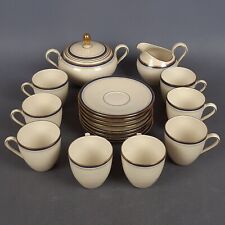 Servizio Da Caffe’ Porcellana Seltmann Weiden Bavaria Blu Oro Vintage Anni '70