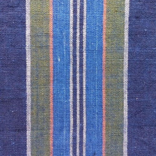 Vintage indigo cotton stripe - vintage,
