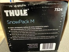 Porta sci per barre tetto auto originali THULE