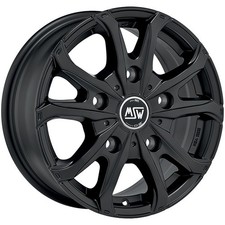 CERCHIO IN LEGA MSW MSW 48 VAN PER FIAT SCUDO N1 7X16 5X108 MATT BLACK DZ2