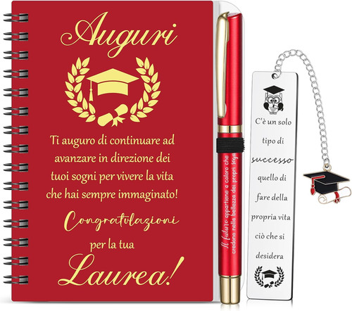 Pezzi set regali laurea - set,