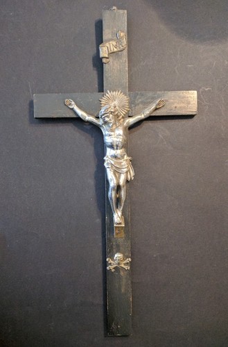 Antico crocefisso xix sec - antico,