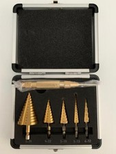 Set 5 Punte Gradini Titanio TACKLIFE PDH06A + Punzone Centrale Automatico