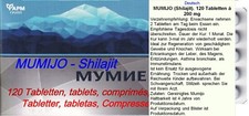 Mumijo (Мумиё) Altai, 120 compresse, 24 gr
