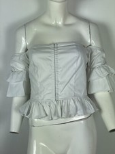 ROBERTA BIAGI MAGLIA MAGLIETTA DONNA BIANCA TG SIZE M