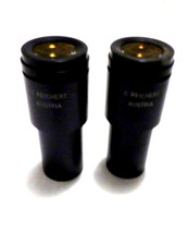 COPPIA DI OCULARI PER MICROSCOPIO BIOLOGICO REICHERT BPK  10X