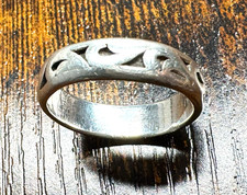 Anello a fascia uomo vintage