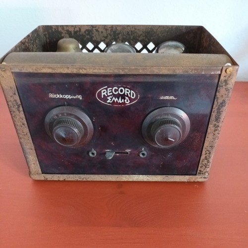 Antica radio valvole emud - antica, a