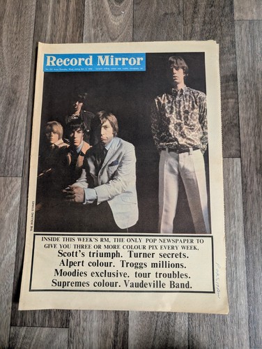 Record mirror music paper - record,