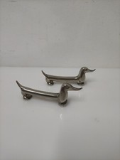 Bassotto Porta Targhetta Porta Nome Vintage Coppia Bassotti