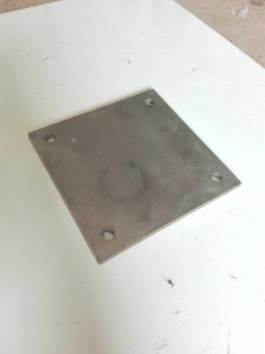Piastra acciaio inox - piastra, in
