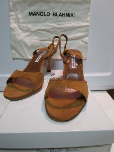 Scarpe manolo blahnik marroni - manolo,