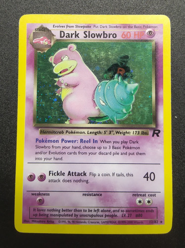 Dark slowbro holo team - dark,
