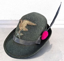 Cappello Alpini grigioverde Sussistenza anni '50 completo ottimo etichettato