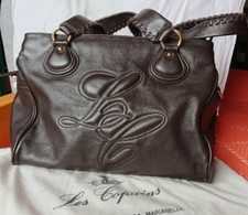 Borsa Les Copains Pelle Testa Di Moro + 2 Borse Pochette Trussardi 