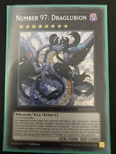 Number 97: Draglubion BLHR EN030 Secret Rare 1st Edition Yugioh card