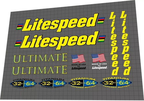 Set decalcomanie litespeed - set,