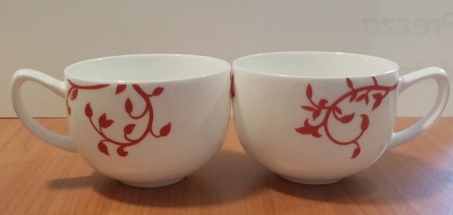 Tazze bone china con piatto - tazze,