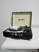 Giradischi Vintage in vinile portatile con 3 velocità e altoparlanti incorporati