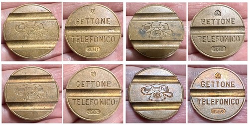 Lotto gettoni vintage - gettoni,