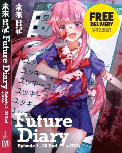 Dvd anime mirai nikki - anime,