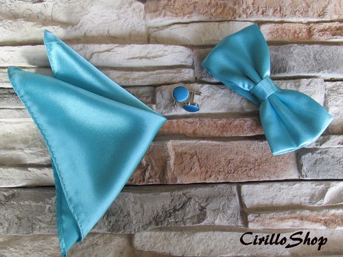 Papillon fazzoletto gemelli - papillon,