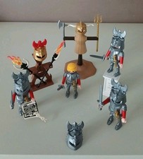 Playmobil 4 Cavalieri Medievali Accessori Armi Figure knights #01