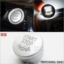 PULSANTE start SILVER per BMW serie 1 2 3 4 5 6 7 X TASTO ACCENSIONE m tuning