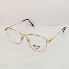 PERSOL RATTI MOSCHINO M36 Gold 53 VINTAGE MONTATURA OCCHIALI DA VISTA EYEGLASSES